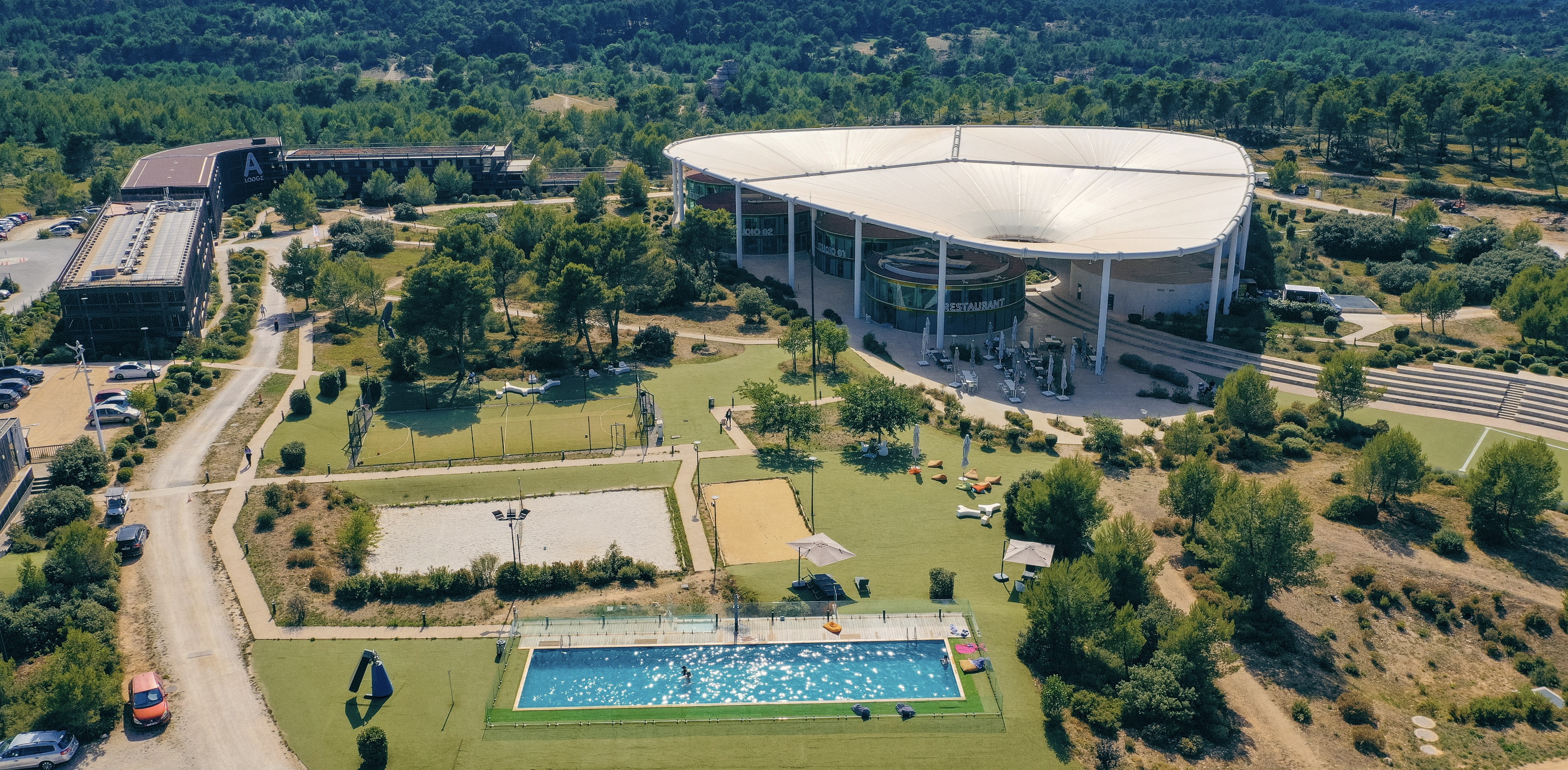 Drone à thecamp