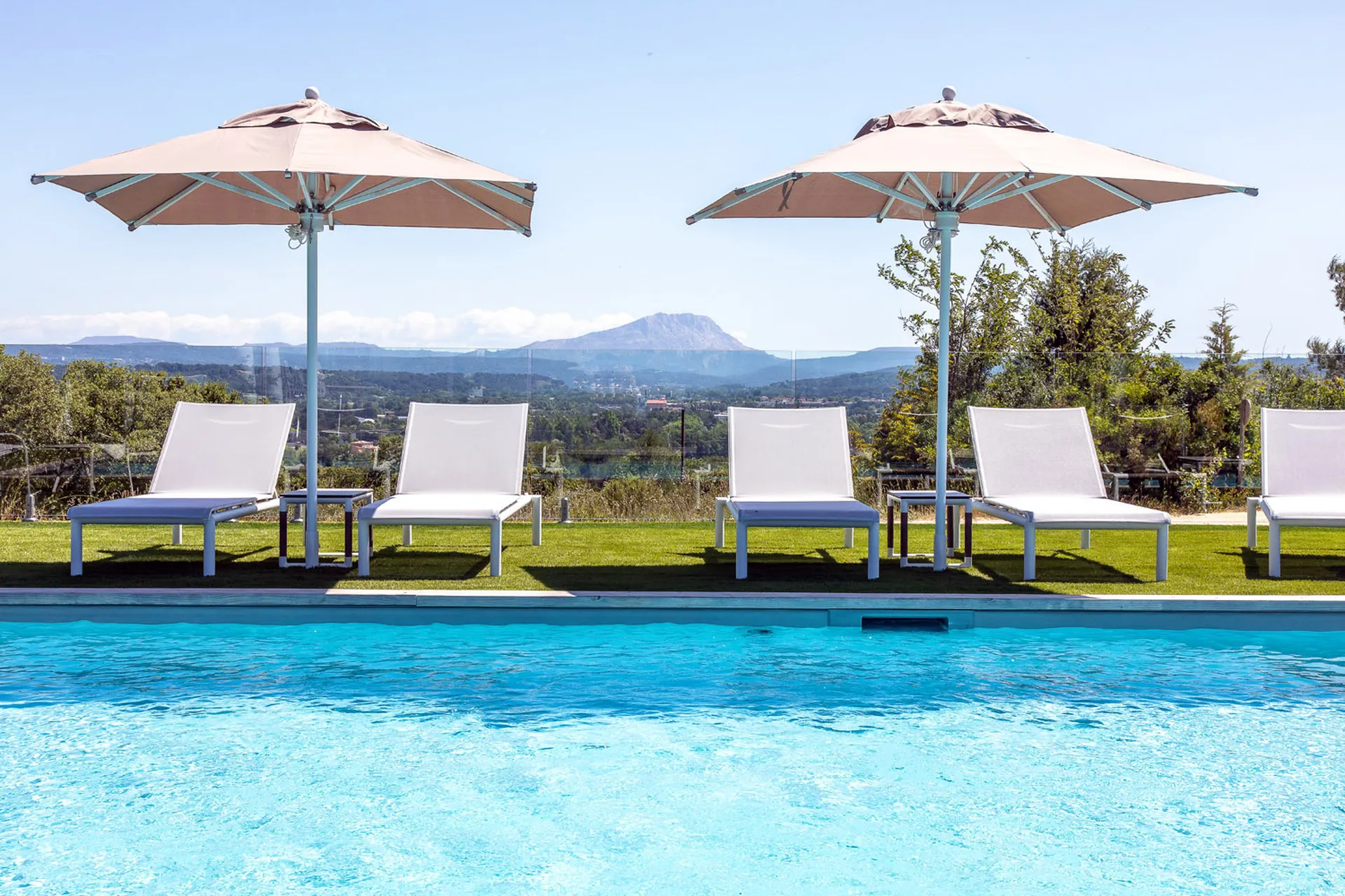 Piscine à thecamp